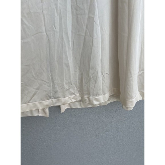 VTG Vanity Fair Pink White Nightgown Dress Pajama Dress Lace XL Pocket - Picture 12 of 15